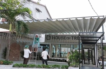 Bạt kéo ngoài trời che nắng mưa siêu bền đẹp giá rẻ